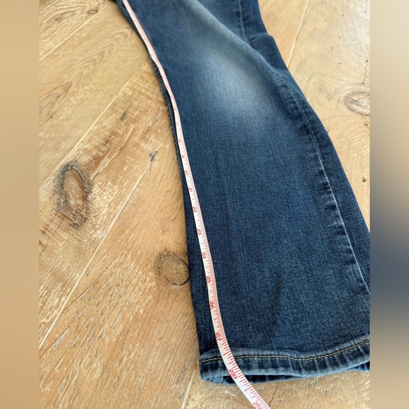 Guess Mens Athletic Tapered Denim Jeans Sz 32x28 Med Dark Wash - Picture 5 of 7